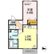 コーポ レーヴ倉富の間取り画像