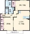 リビングタウン田代外町 A棟の間取り画像