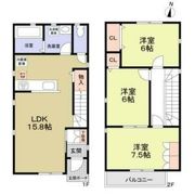 フォレストメゾン花田 B棟の間取り画像