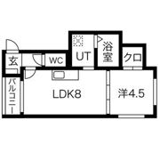 Loft10名駅の間取り画像