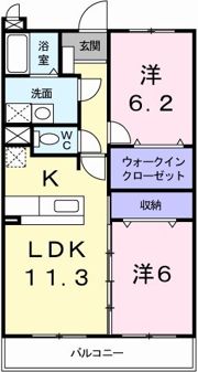 リバーサイドブライトの間取り画像
