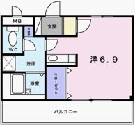 フラッツネオシティーの間取り画像