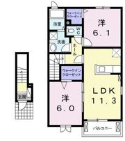 ガーデン ラベンダーの間取り画像