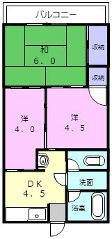 雑賀屋マンションの間取り画像