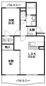 アレイズ和合の間取り画像
