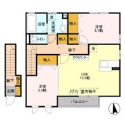 ソレアード Cの間取り画像