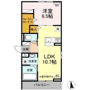 マーメゾン 東田中の間取り画像