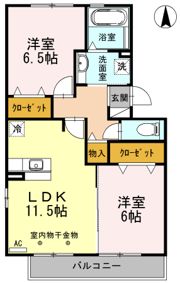 エスペランサ末広の間取り画像