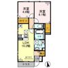 room Mの間取り画像