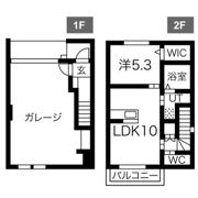 y's garage IIの間取り画像