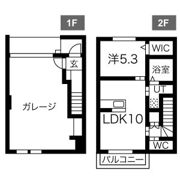 y's garage IIの間取り画像