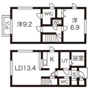 ウィングスⅡ棟の間取り画像