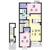 イリス Bの間取り画像