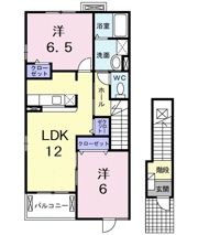 ベーシック スクエアNの間取り画像