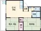 TウエストマンションAの間取り画像