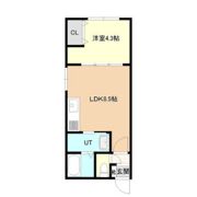 ラフィーネ円山公園・煌の間取り画像