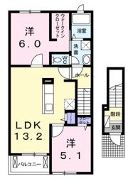 アイラナ コアの間取り画像