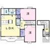 プラシード Bの間取り画像