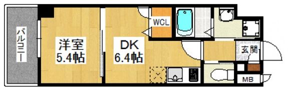 イルマーレ博多の間取り画像