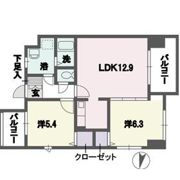 ティサージュ平尾の間取り画像