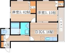 オリゾンG壱番舘の間取り画像