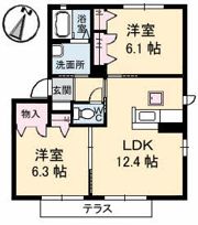 メゾンM B棟の間取り画像