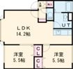 アンジュールの間取り画像