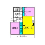 東町グランドハイツの間取り画像