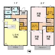 リシフォンの間取り画像
