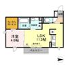 オアシス牛川Ⅰの間取り画像