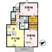 ルミエール岩橋（ﾙﾐｴｰﾙｲﾜｾ） B棟の間取り画像