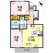 ラディアント B棟の間取り画像