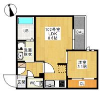 grandtic dessin（グランティック デッサン）の間取り画像