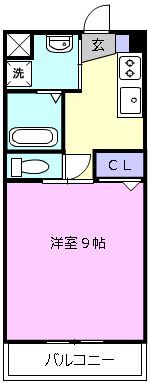 アンジュール川方の間取り画像
