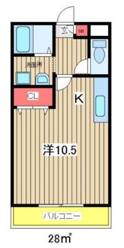 ブランドールの間取り画像