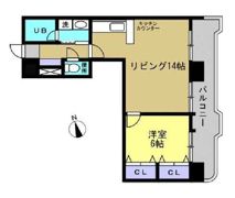 朝日プラザエザース中央Ⅱの間取り画像