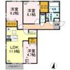 カーサ アル ソーレの間取り画像