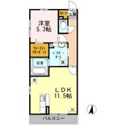 シャロームⅢの間取り画像