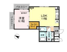 グランクレール兵庫町の間取り画像