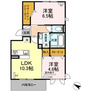 ミルキーウェイ B棟の間取り画像