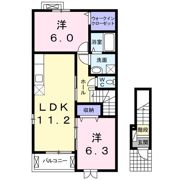 ハイバリーの間取り画像