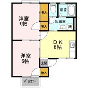 セジュールビオレットの間取り画像