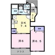 プルーリオン B棟の間取り画像