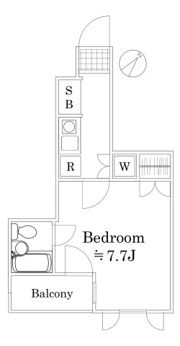 ビバリーホームズ越中島の間取り画像