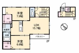 ジャルダンⅡの間取り画像