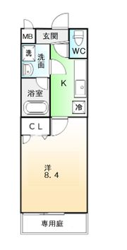 フィオーレ東上野芝の間取り画像