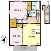 ショコラール・シュー Bの間取り画像
