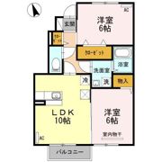 スリー・スター Ⅳ号館 Aの間取り画像