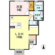 ベェルヴェルの間取り画像