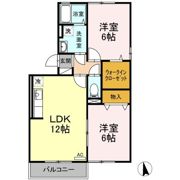 シャルマン Bの間取り画像
